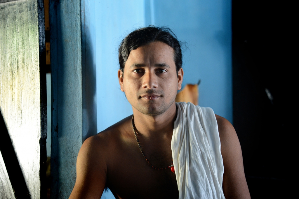 Monks of Majuli island - India